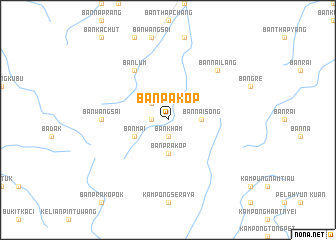 map of Ban Pakop