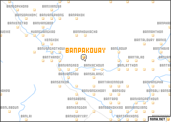 map of Ban Pakouay