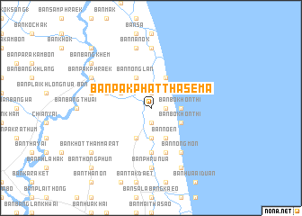 map of Ban Pak Phatthasema