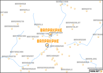 map of Ban Pakphè