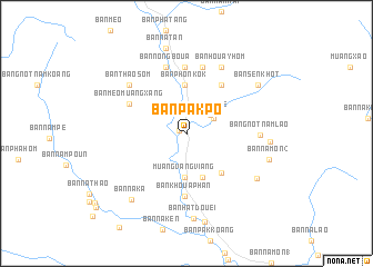 map of Ban Pakpo