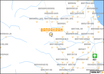 map of Ban Pak Ram