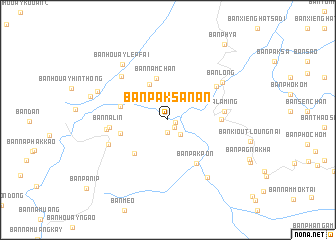 map of Ban Paksanan