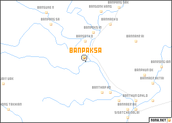 map of Ban Pak Sa