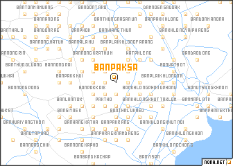 map of Ban Pak Sa