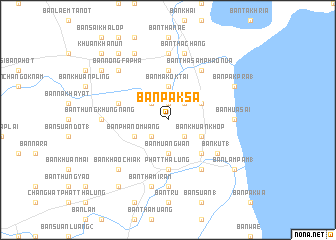 map of Ban Pak Sa