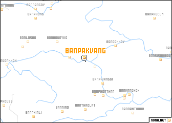 map of Ban Pakvang