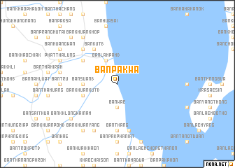 map of Ban Pak Wa