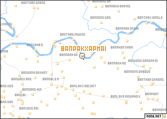 map of Ban Pakxap-Mai