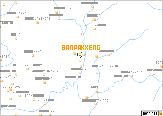 map of Ban Pakxèng