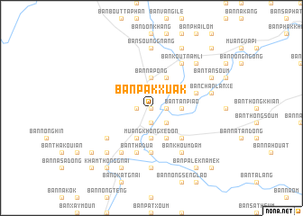 map of Ban Pakxuak