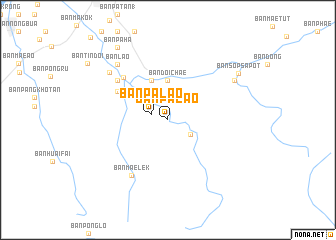 map of Ban Pa Lao