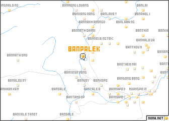 map of Ban Palek