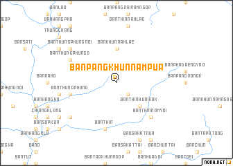 map of Ban Pang Khun Nam Pua