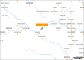 map of Bản Pan