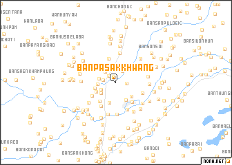map of Ban Pa Sak Khwang