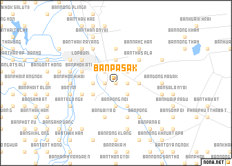 map of Ban Pa Sak