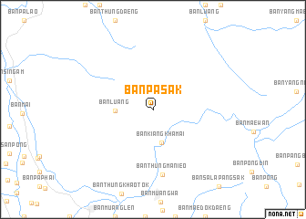 map of Ban Pa Sak