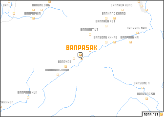 map of Ban Pa Sak