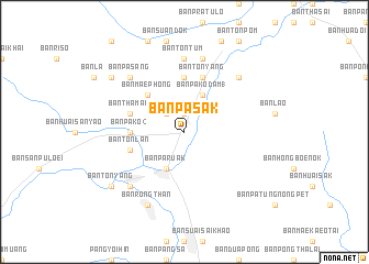 map of Ban Pa Sak