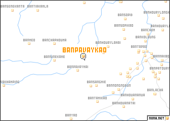 map of Ban Pavay-Kao