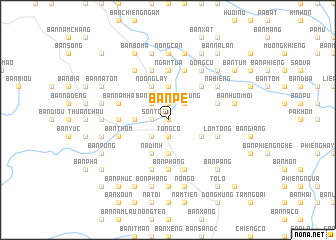 map of Bản Pé