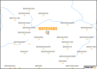 map of Ban Phabo