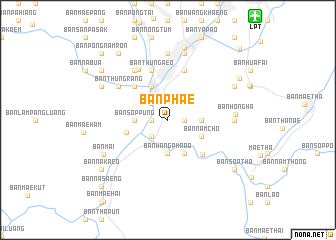 map of Ban Phae