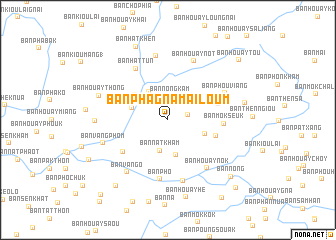 map of Ban Phagnamai-Loum