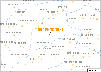 map of Ban Phagnéxi