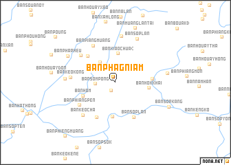 map of Ban Phagniam