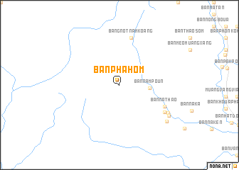 map of Ban Phahom