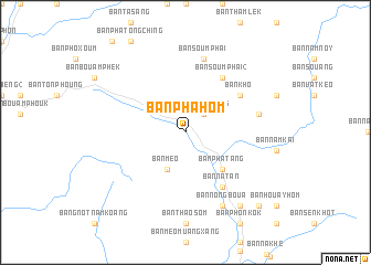 map of Ban Phahom