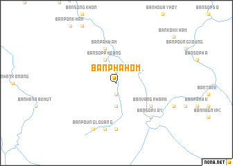 map of Ban Phahom