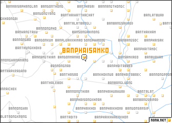 map of Ban Phai Sam Ko