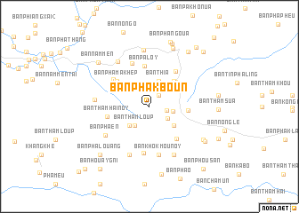 map of Ban Phakboun