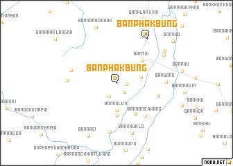 map of Ban Phak Bung
