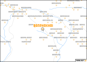 map of Ban Phak-Hai