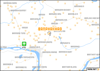 map of Ban Pha Khao