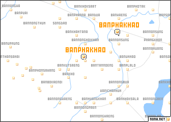 map of Ban Pha Khao