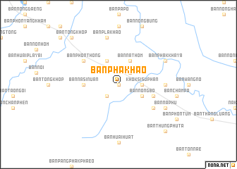 map of Ban Pha Khao