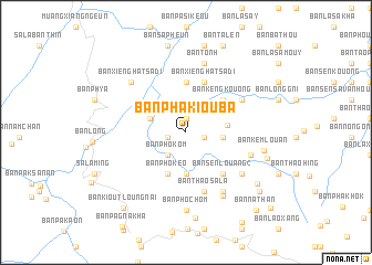 map of Ban Phakiouba