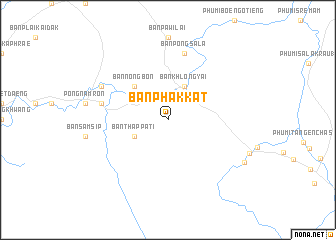 map of Ban Phak Kat