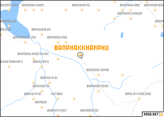 map of Ban Phak Kham Phu