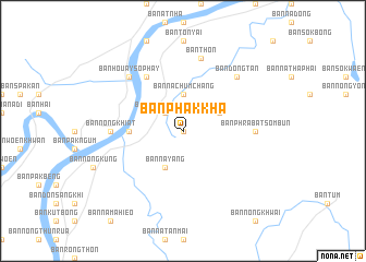 map of Ban Phak Kha