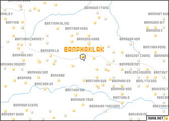 map of Ban Pháklak