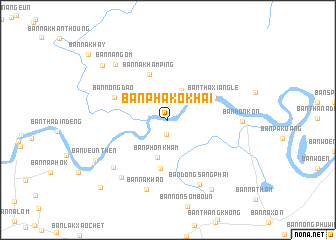 map of Ban Phakôkhai