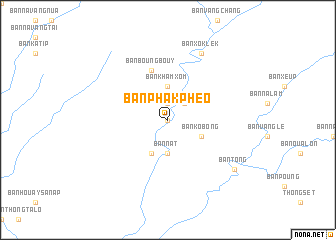 map of Ban Phak Phèo