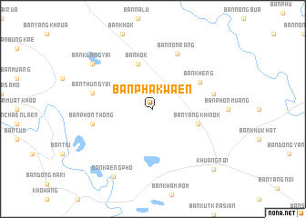 map of Ban Phak Waen