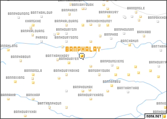 map of Ban Phalay